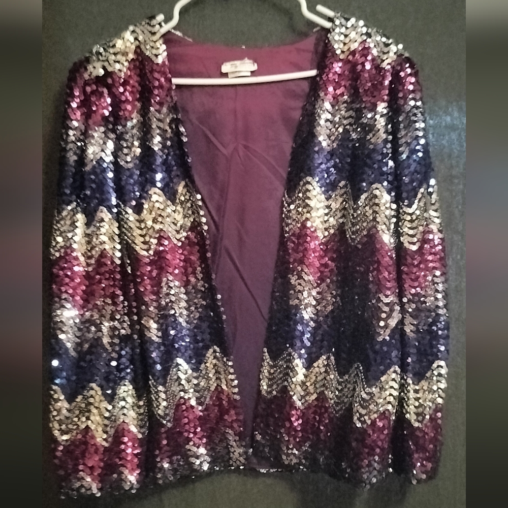 Vintage sequence women's jacket
